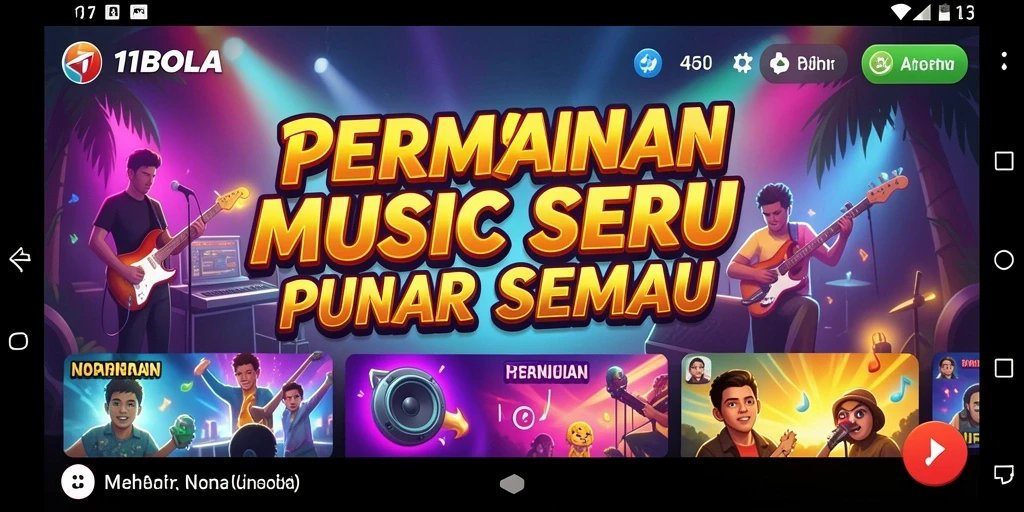Tampilan gameplay 11BOLA yang menarik dan interaktif.