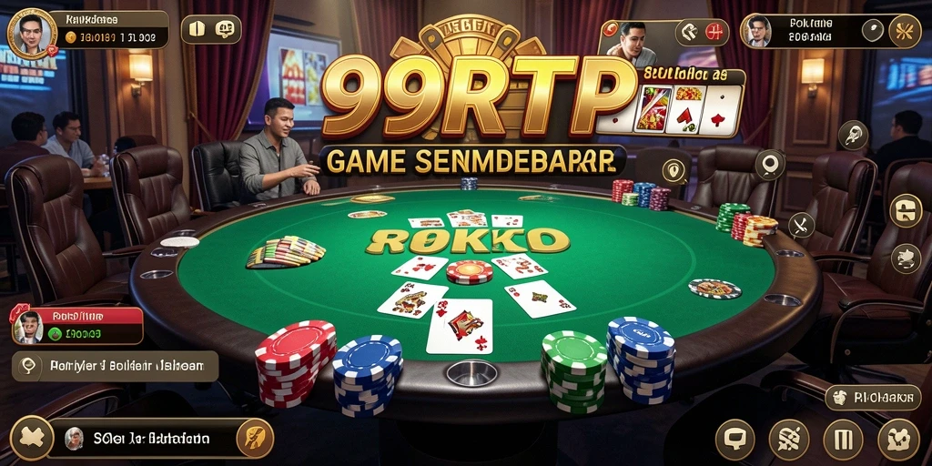 Tampilan menarik dari gameplay Poker di 99RTP.