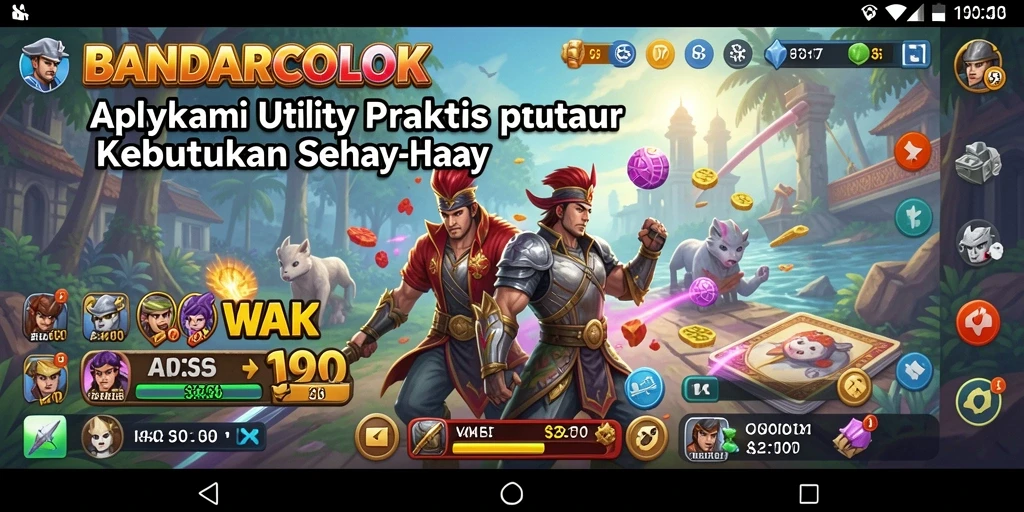 Screenshot BANDARCOLOK menampilkan antarmuka penggunaan yang sederhana dan intuitif.