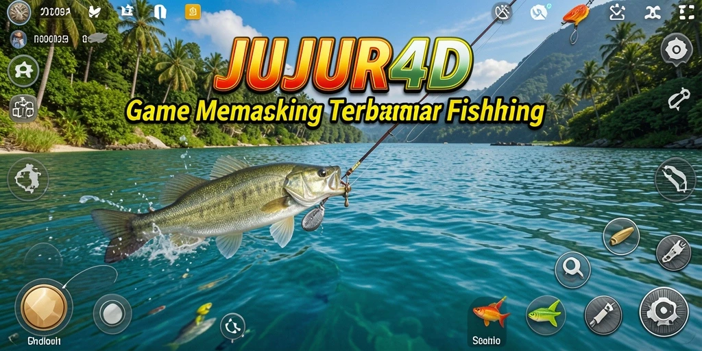 Tangkapan ikan besar dalam game JUJUR4D yang seru.