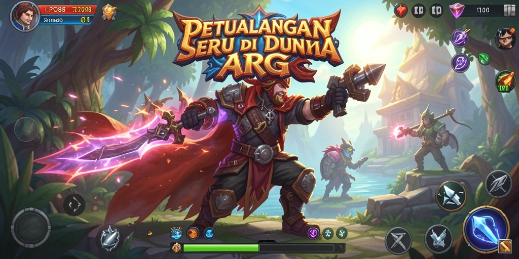 Tampilan gameplay LPO88 yang menarik dalam pertempuran ARPG.