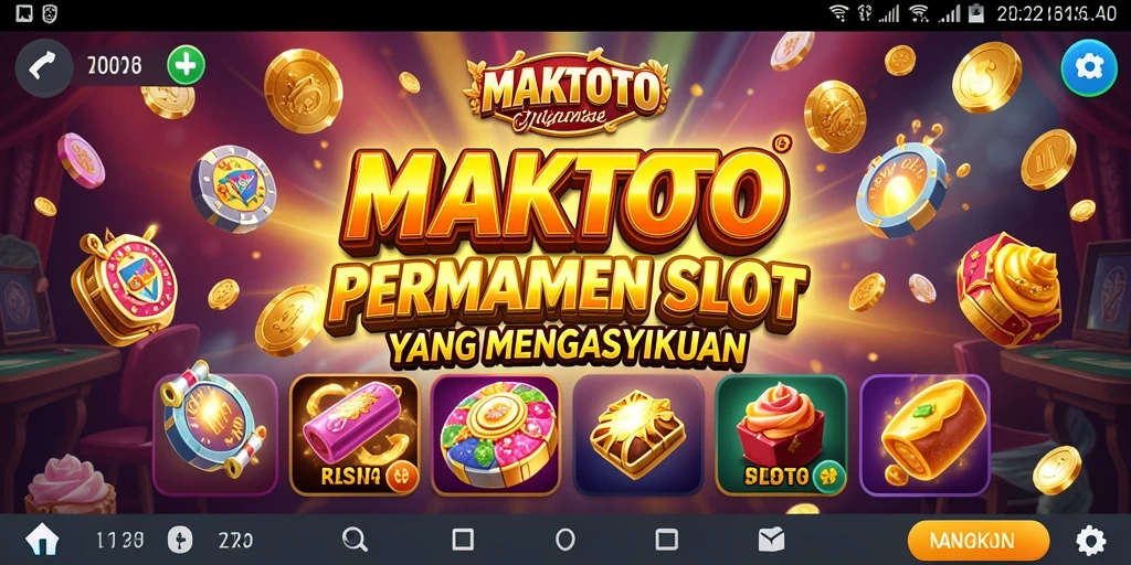 Screenshot game MAKTOTO menampilkan pengalaman bermain Slot yang menyenangkan.