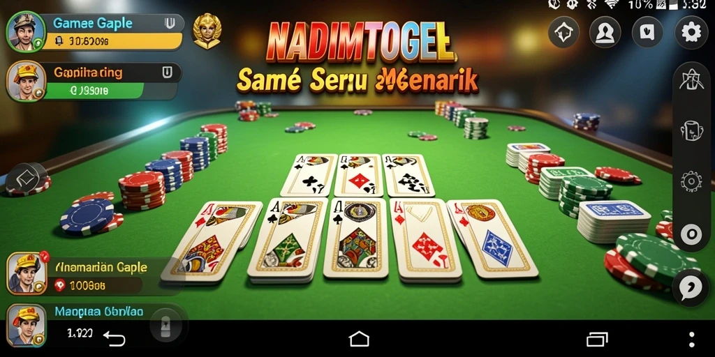 Tampilan gameplay NADIMTOGEL yang menggembirakan dan interaktif.