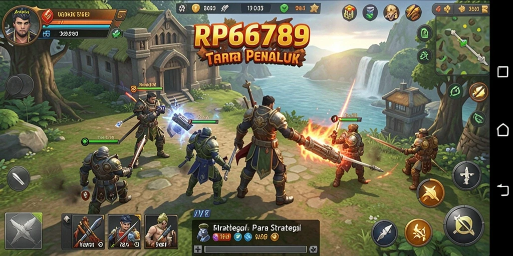 Tampilan gameplay RP6789 yang penuh strategi dan taktik.