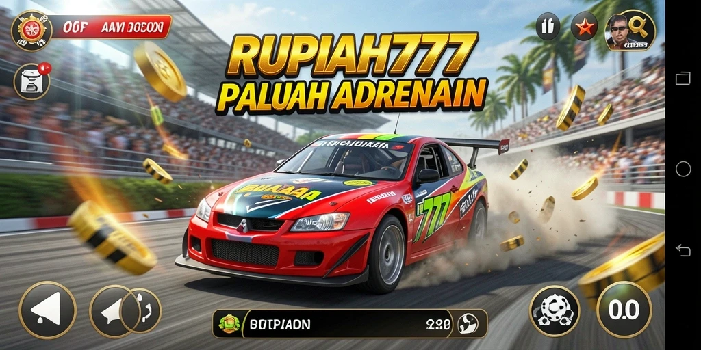 Gameplay balap mobil yang seru dan adrenalin tinggi.