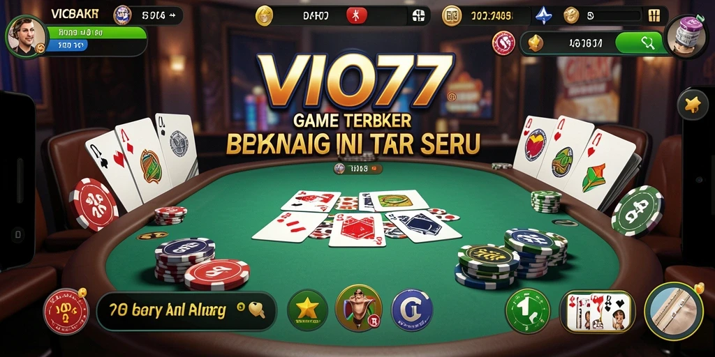 Tampilan gameplay VIO77 yang mengasyikkan dalam permainan Poker.