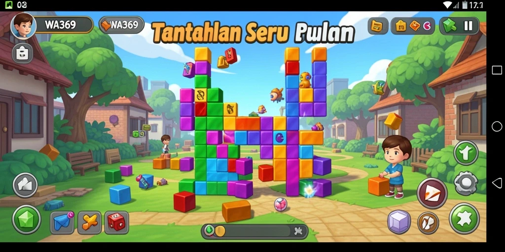 Tampilan gameplay WA369 yang menarik dengan berbagai tantangan puzzle.